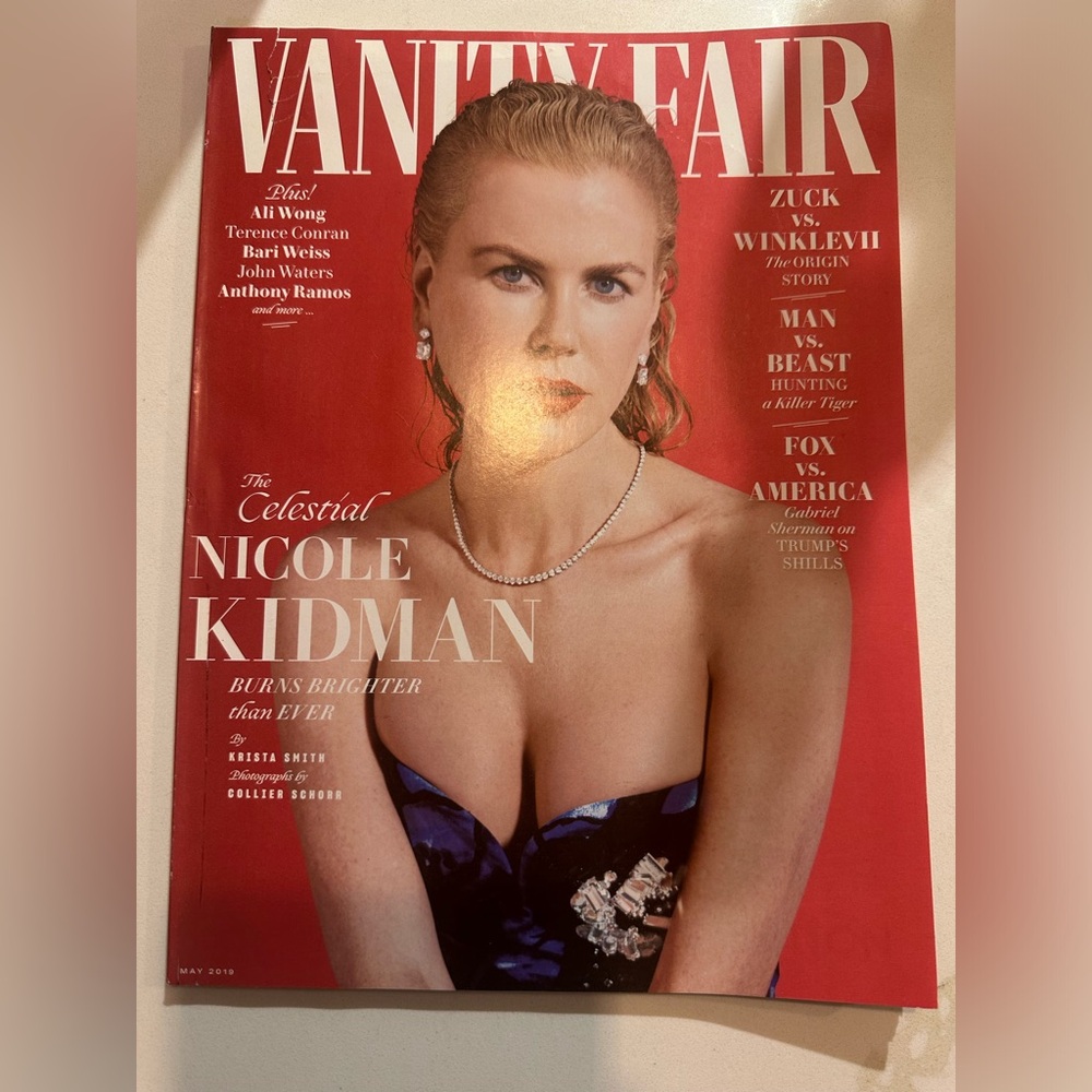 Vanity Fair May 2019 Nicole Kidman Magazine